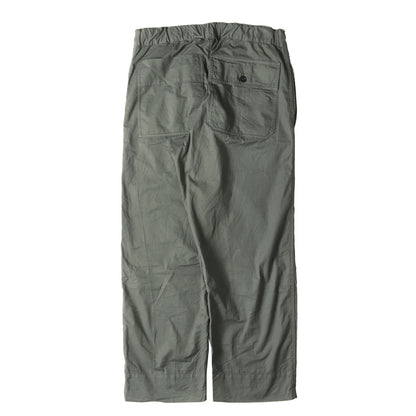 24SS スーパーファイン コットン ツイル イージー パンツ (SUPERFINE COTTON TWILL 596-4140509)