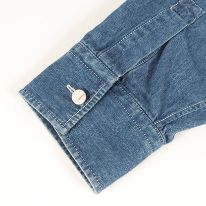 23SS セリエボタン デニム ドレスシャツ