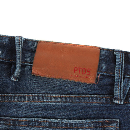 ウォッシュド スリム ストレッチ デニム パンツ (SOUL SLIM FIT）