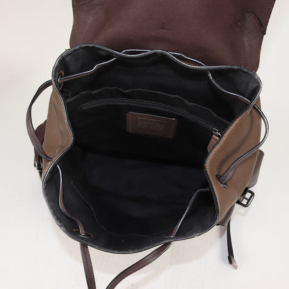 ツートーンカラー レザー ハドソン リュック (89898)