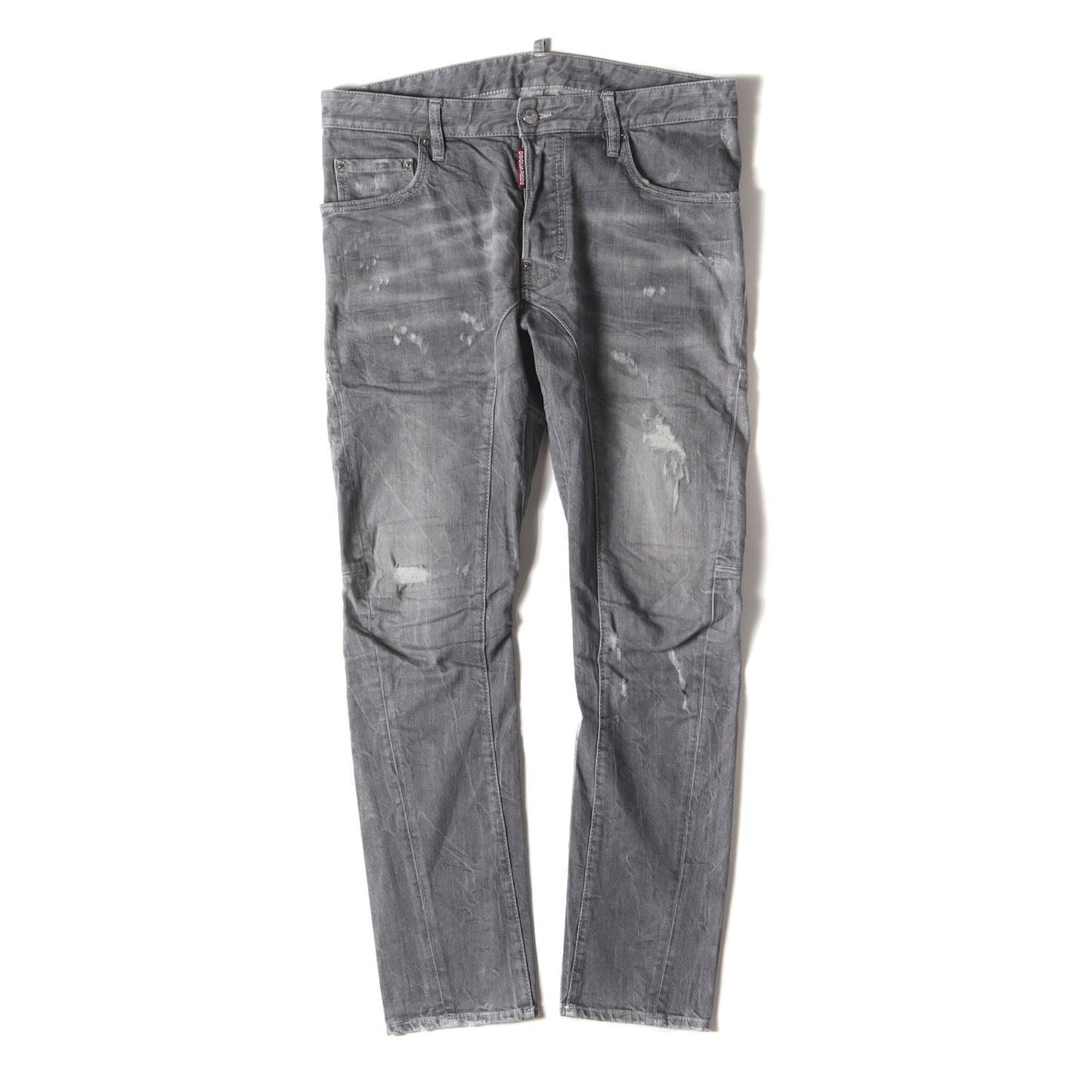 21SS クラッシュ加工 ストレッチ デニム スキニー パンツ (Tidy Biker Jean S74LB0935 S30260)