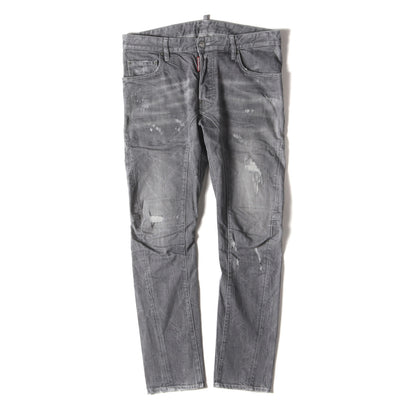 21SS クラッシュ加工 ストレッチ デニム スキニー パンツ (Tidy Biker Jean S74LB0935 S30260)