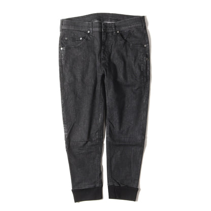 20SS 裾リブ ストレッチ デニム スキニー パンツ (PBJP173H-N500TZ)