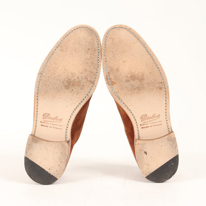 アーモンドトゥ スウェード レザー ドレス シューズ (ROUSSEAU 5923) / CUIR