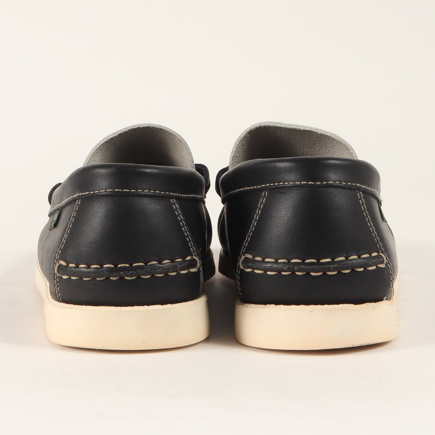× SHIPS ツートーン レザー デッキ ローファー (CORAUX 093650) / Marine
