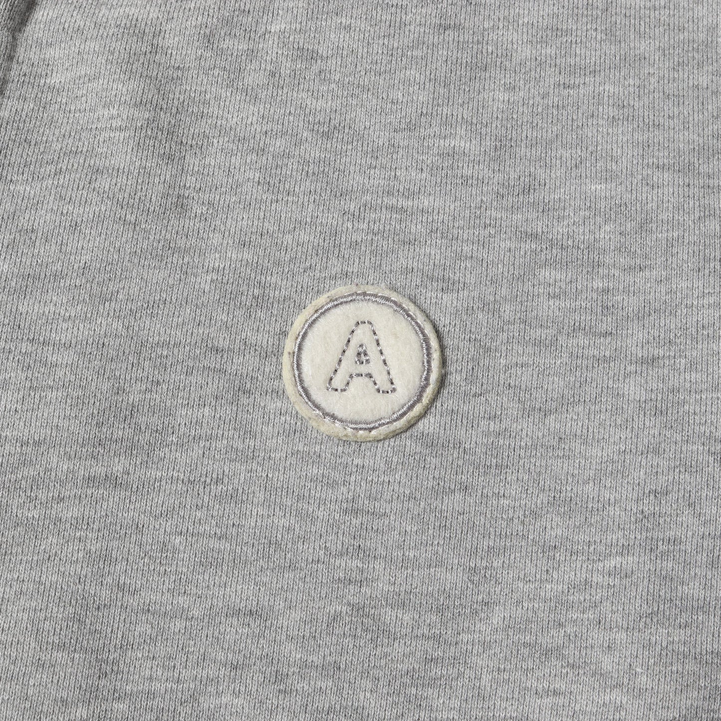 × ACE HOTEL ワンポイント パッチ 刺繍 スウェット ジップ パーカー (RC-3205-16) / ミニ裏毛