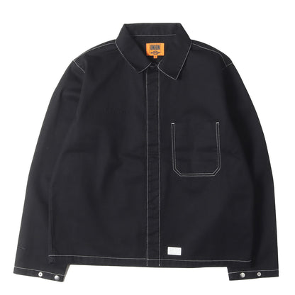 21AW × Dickies ロゴ 刺繍 ツイル ワーク シャツ (OVERSIZED WORK SHIRT)