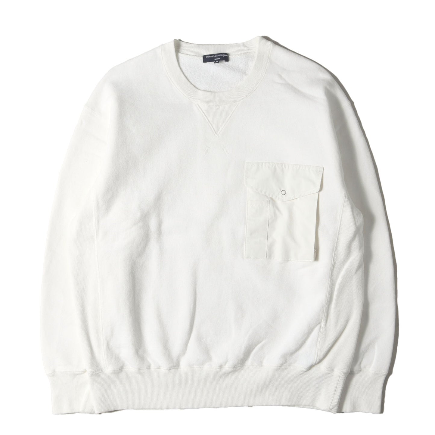 23AW 異素材 フラップ ポケット スウェット (HL-T018) / 裏起毛