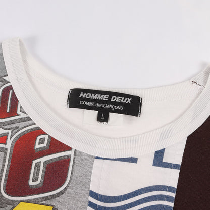 ヴィンテージリメイク パッチワーク Tシャツ (DE-T502)