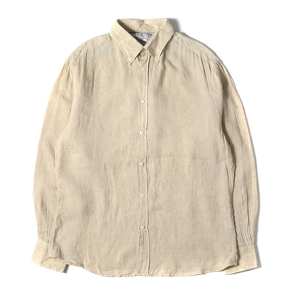 スラブ リネン ボタンダウン ドレス シャツ / SLIM FIT