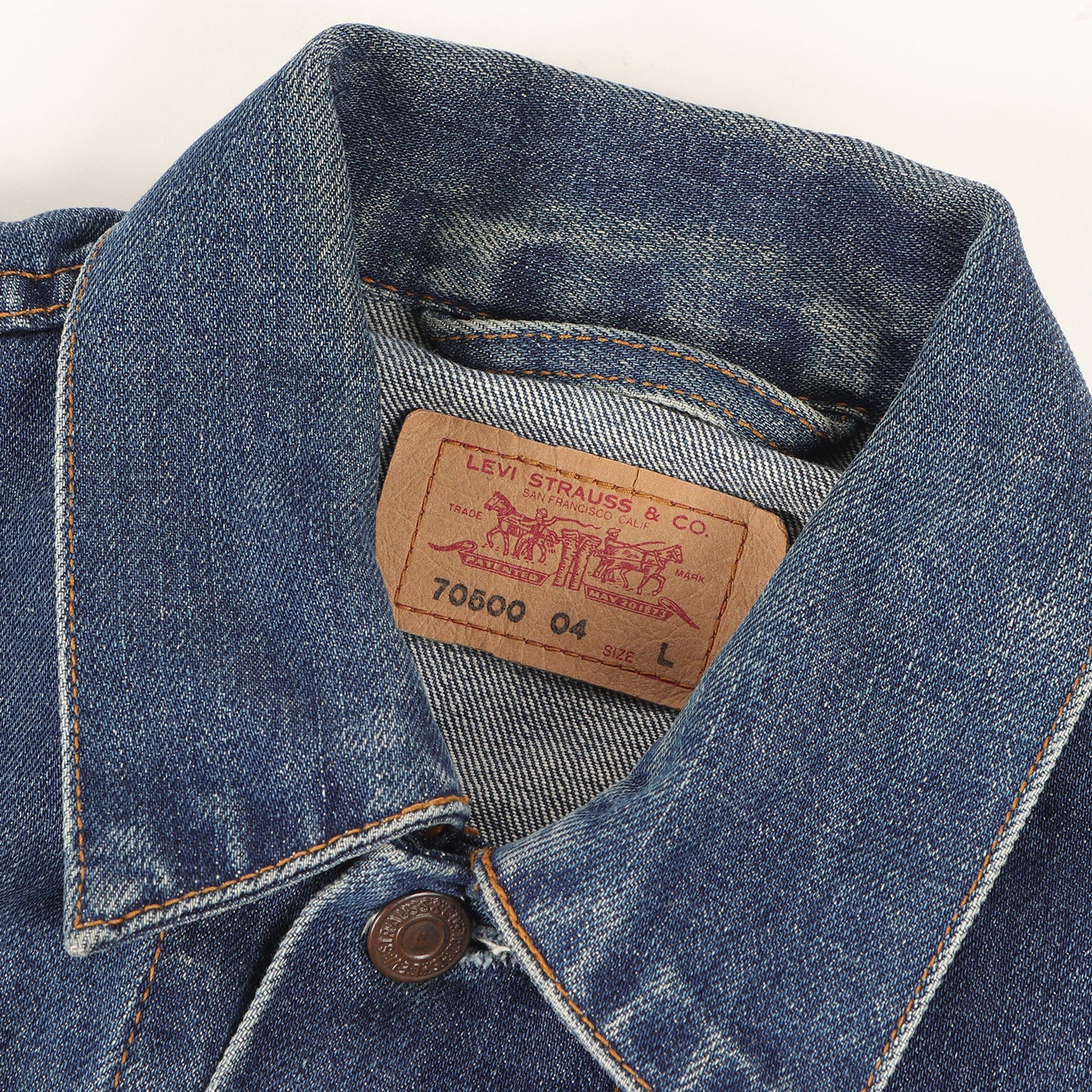 90s - 00s EURO デニム トラッカー ジャケット (70500 04)