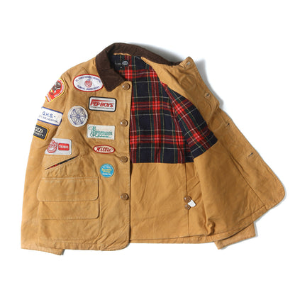 マルチワッペン 刺繍 ダック ワーク カバーオール / MADE IN USA