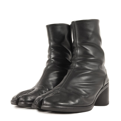 ヒール レザー タビ ブーツ (S57WU0132 PR516) / ＭM22 スプリットトゥ 短靴 革靴