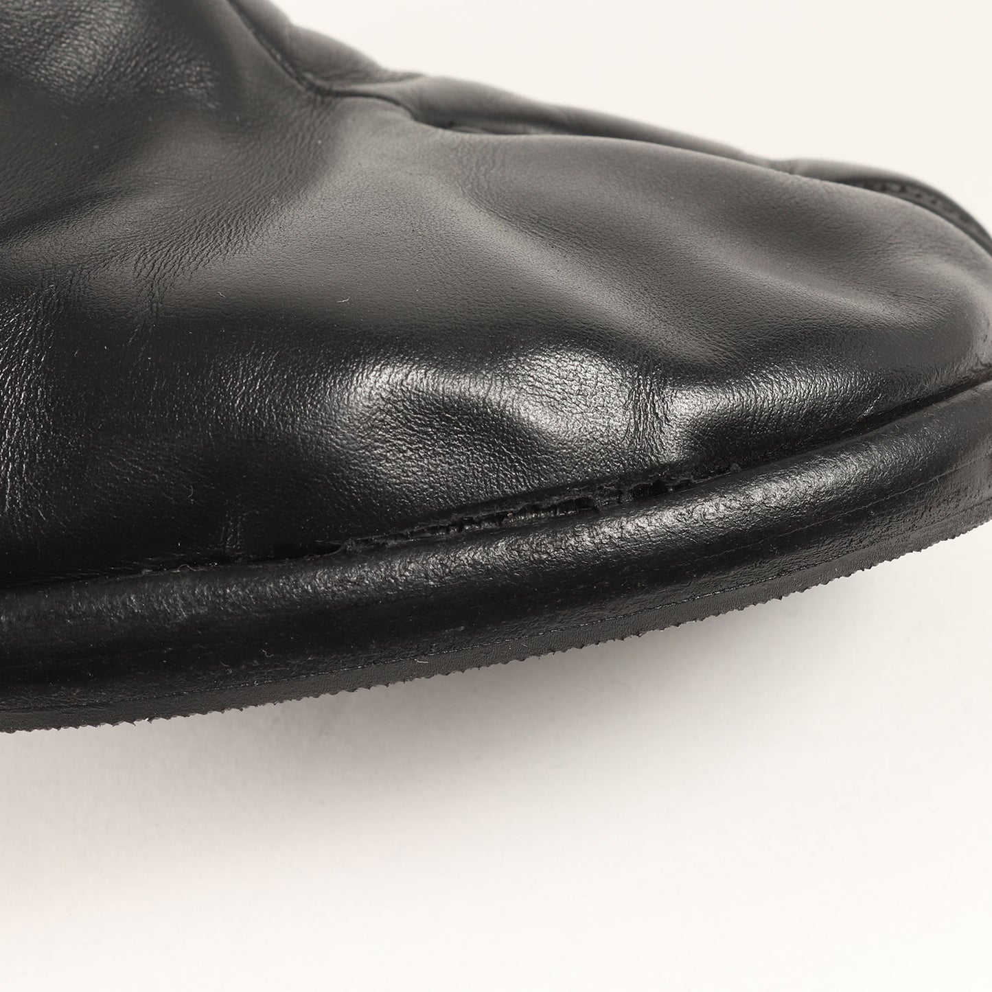 ヒール レザー タビ ブーツ (S57WU0132 PR516) / ＭM22 スプリットトゥ 短靴 革靴