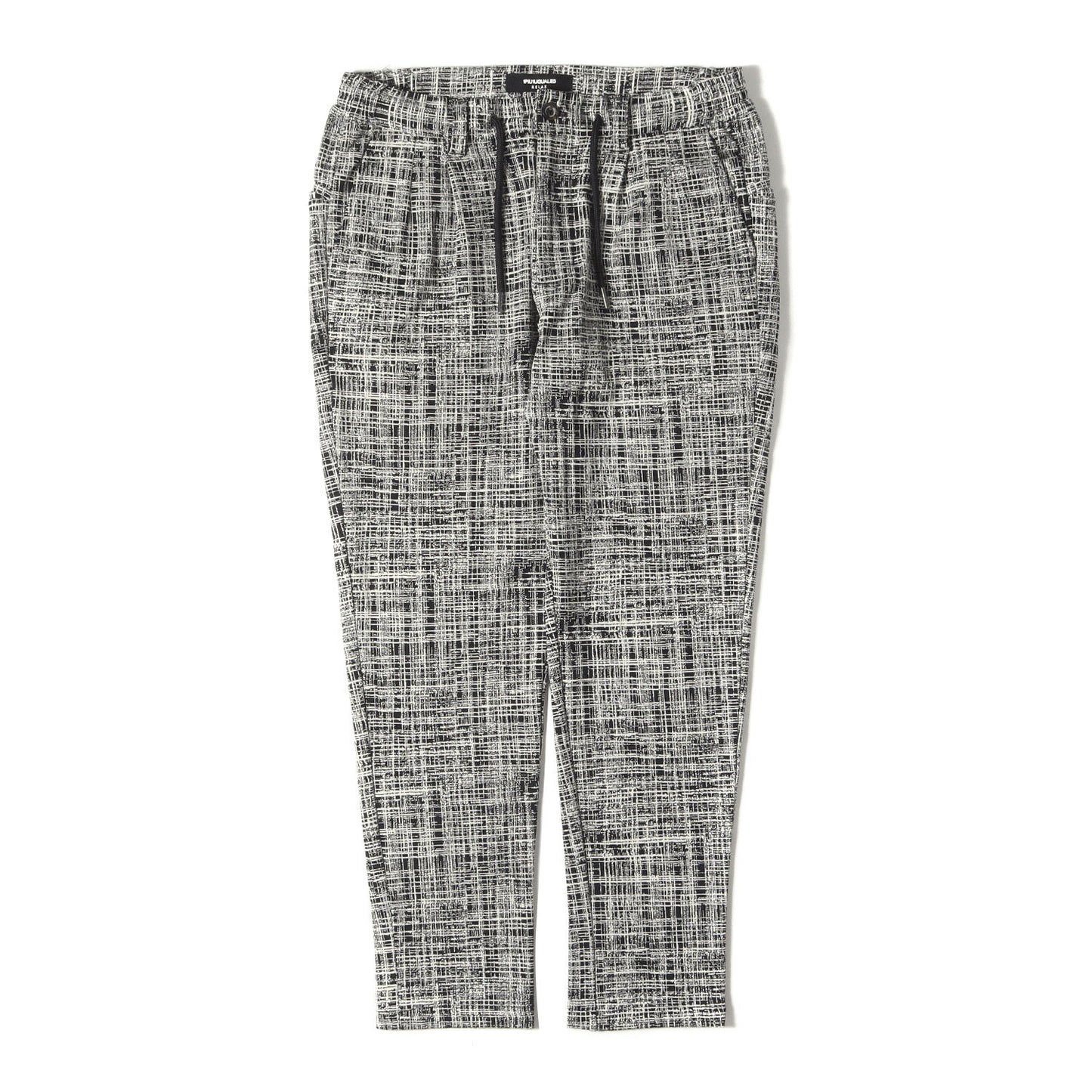 ジオメトリック ジャガード ストレッチ ナイロン トラウザー パンツ / RELAX