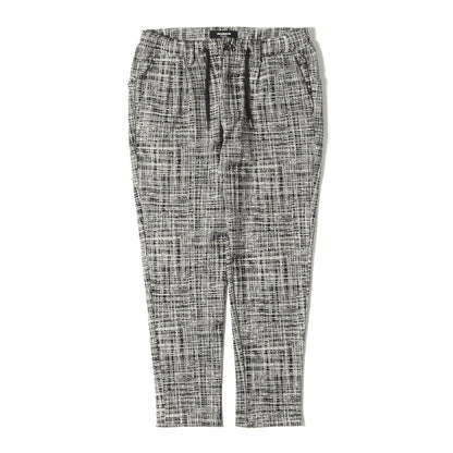 ジオメトリック ジャガード ストレッチ ナイロン トラウザー パンツ / RELAX