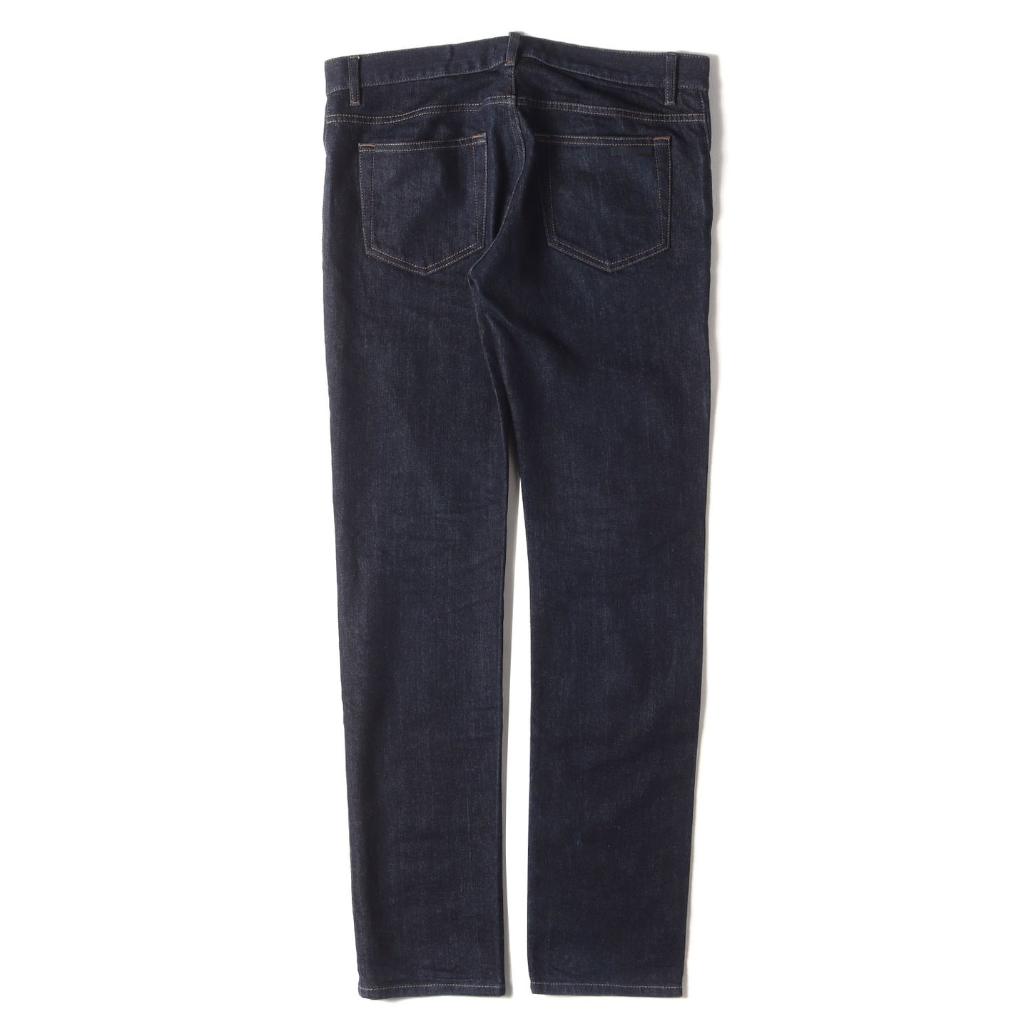 ストレッチ リジット デニム ストレート パンツ (GEP010) / ジッパーフライ