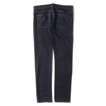 ストレッチ リジット デニム ストレート パンツ (GEP010) / ジッパーフライ