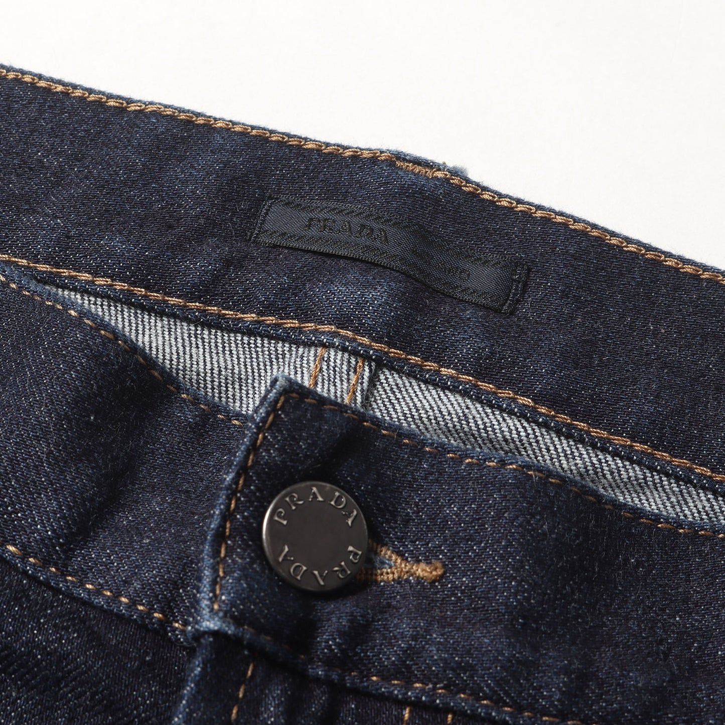 ストレッチ リジット デニム ストレート パンツ (GEP010) / ジッパーフライ