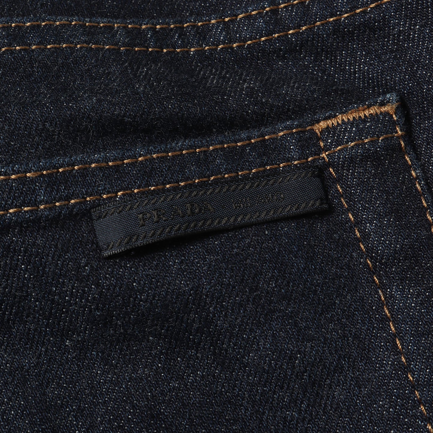 ストレッチ リジット デニム ストレート パンツ (GEP010) / ジッパーフライ