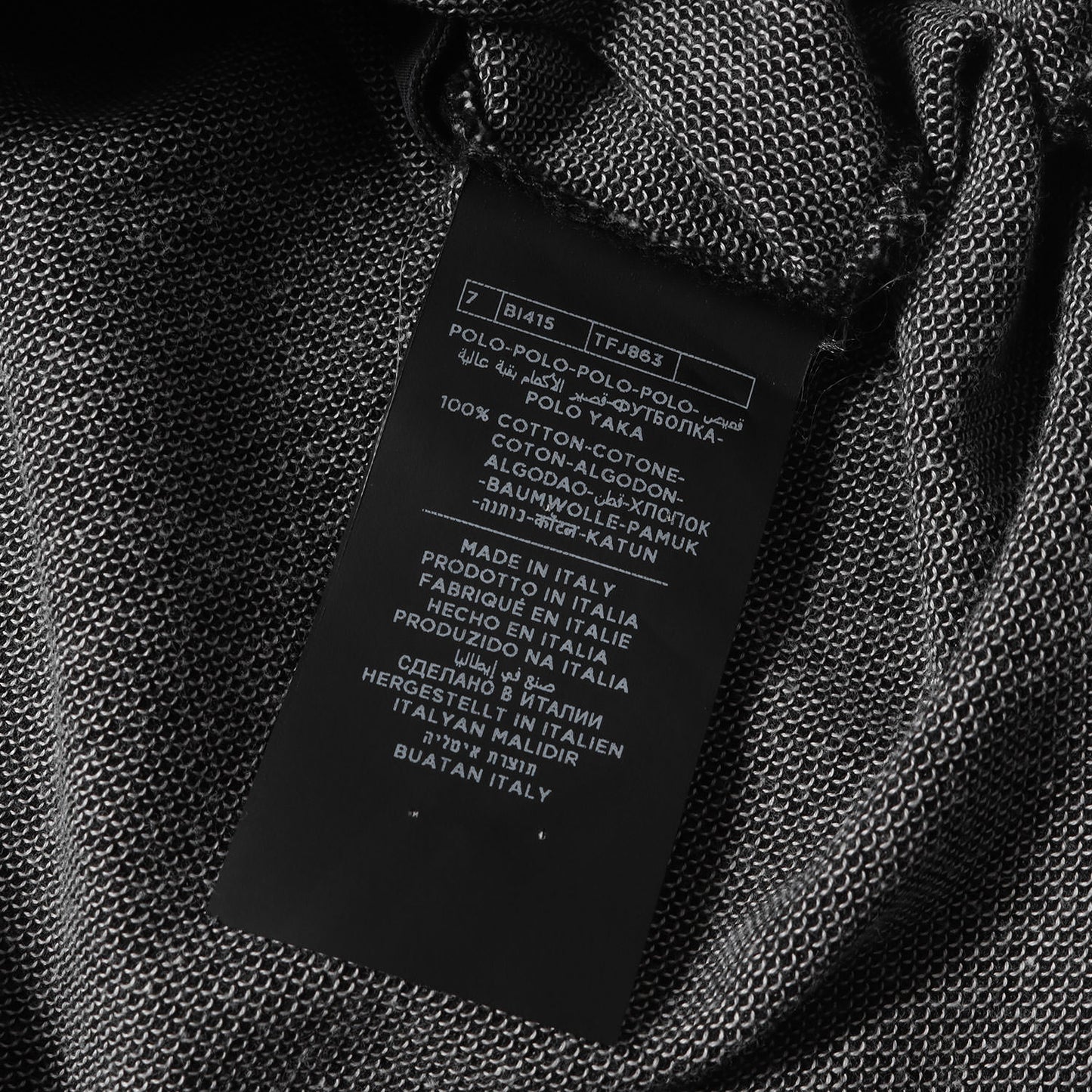 TF刺繍 コットン鹿の子 ポロシャツ (BI415 TFJ863)