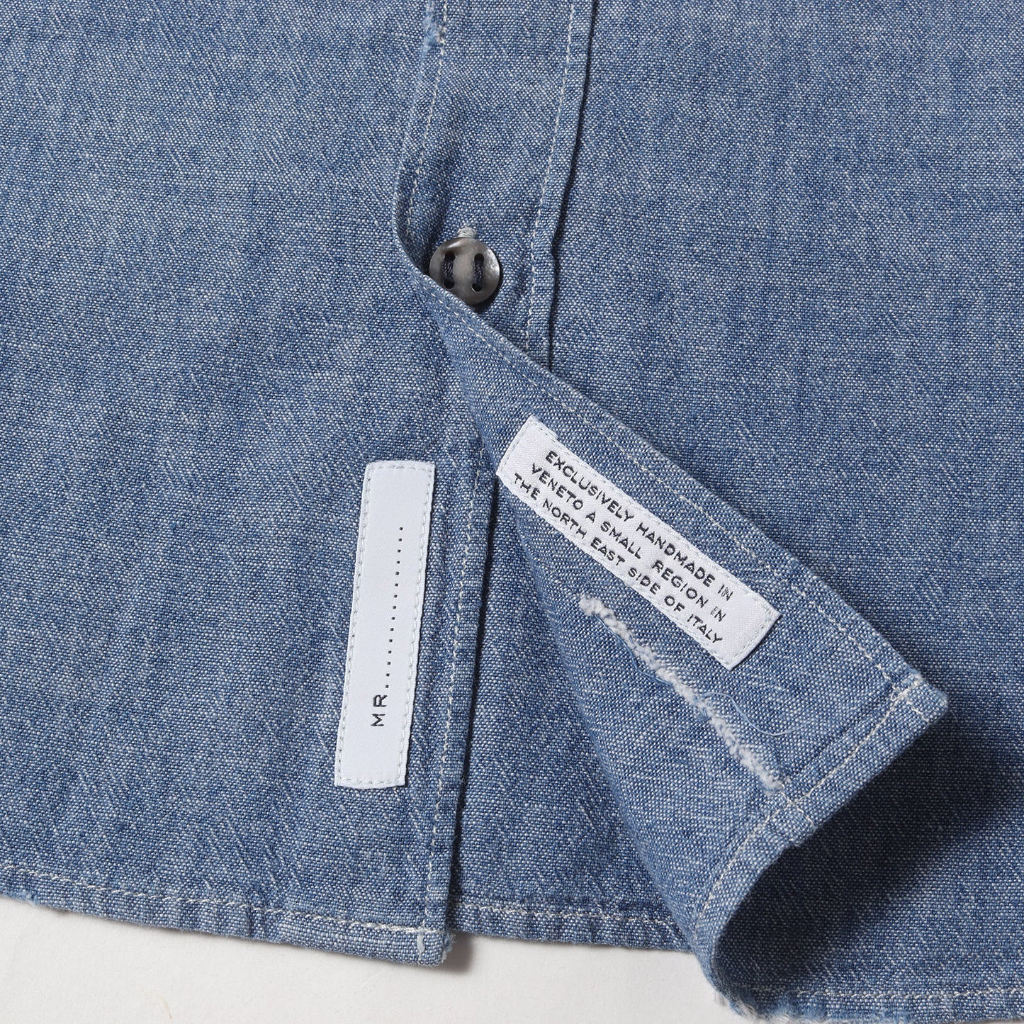ヴィンテージ加工 シャンブレー ボタンダウン ドレスシャツ