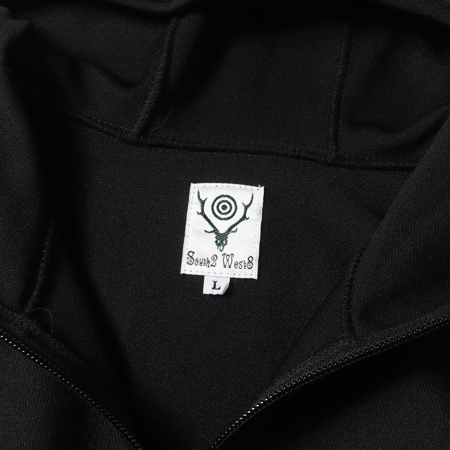 ワンポイント アイコン 刺繍 ジャージー ハーフジップ パーカー (NS813)