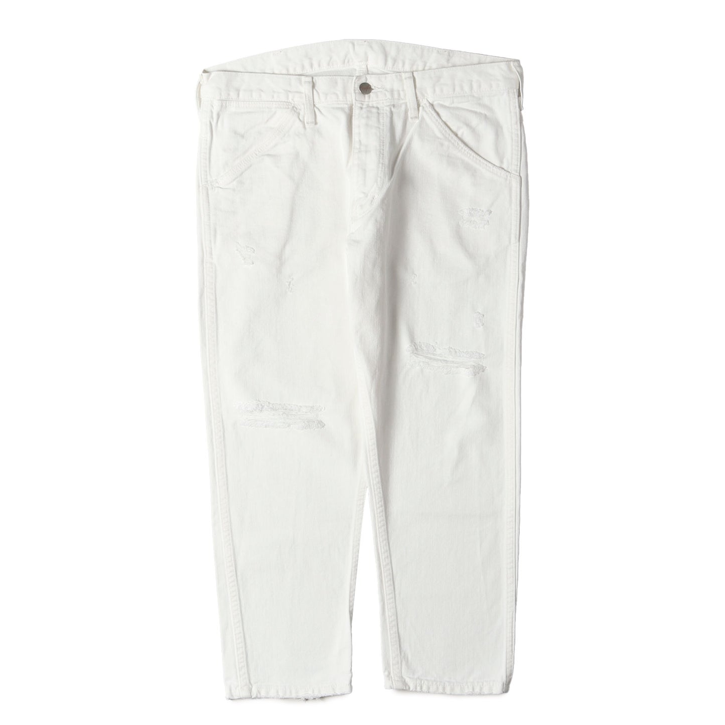 × Wrangler ホワイト デニム パンツ (WS0019) / ジッパーフライ MADE IN JAPAN