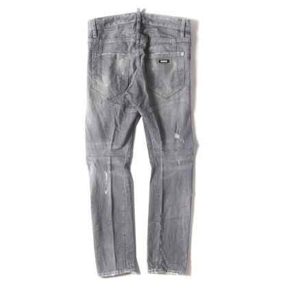 21SS クラッシュ リペア加工 ストレッチ デニム スキニー パンツ (Tidy Biker Jean S74LB0935 S30260)