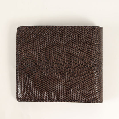 リザードレザー 二つ折り ウォレット (LI004) / MADE IN JAPAN