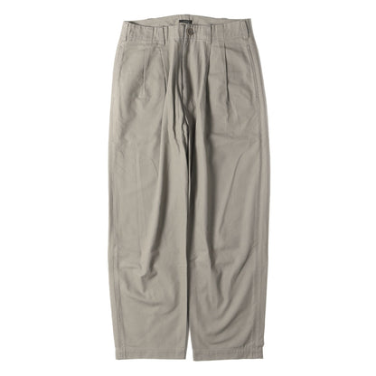 ツータック ツイル ワーク トラウザーズ パンツ (2TUCK TROUSERS H2201-PT003) / MADE IN JAPAN