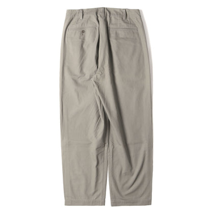 ツータック ツイル ワーク トラウザーズ パンツ (2TUCK TROUSERS H2201-PT003) / MADE IN JAPAN