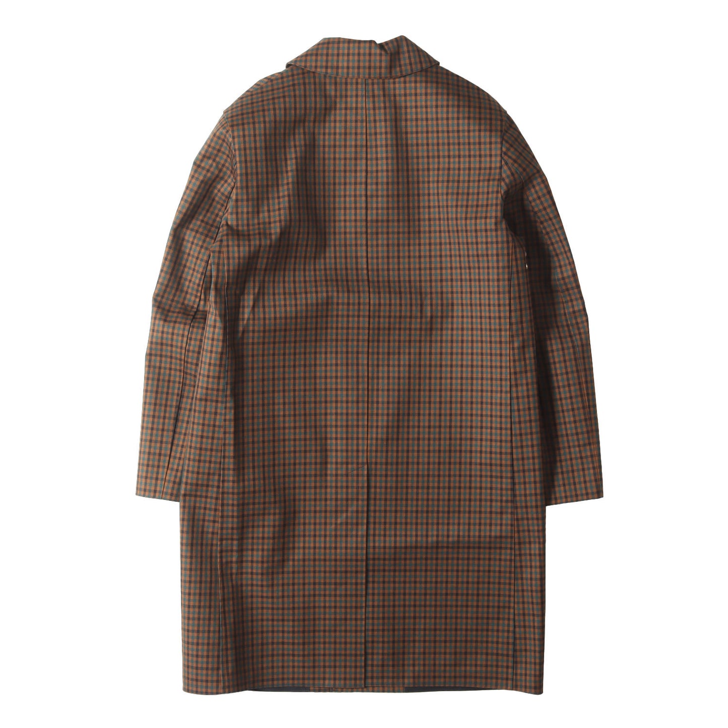 ガンクラブチェック ステンカラー ゴム引き コート (BLACKRIDGE GTS DUNKELD G3A12-201-52)