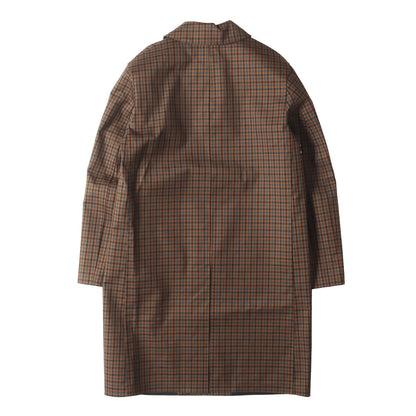 ガンクラブチェック ステンカラー ゴム引き コート (BLACKRIDGE GTS DUNKELD G3A12-201-52)