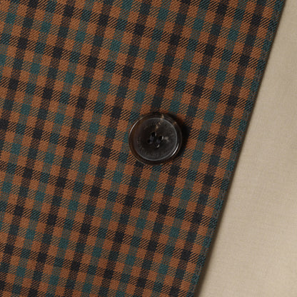 ガンクラブチェック ステンカラー ゴム引き コート (BLACKRIDGE GTS DUNKELD G3A12-201-52)