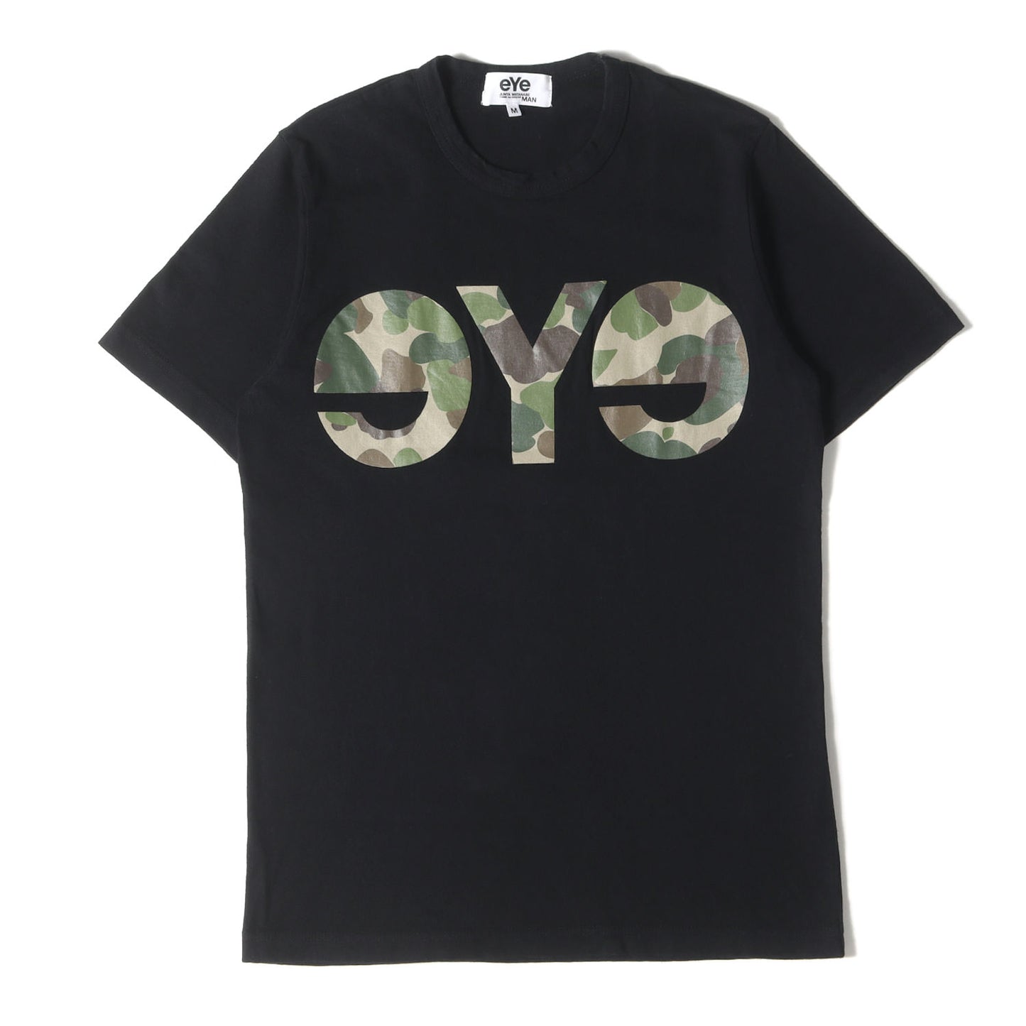 カモフラージュロゴ クルーネック Tシャツ (WP-T910)
