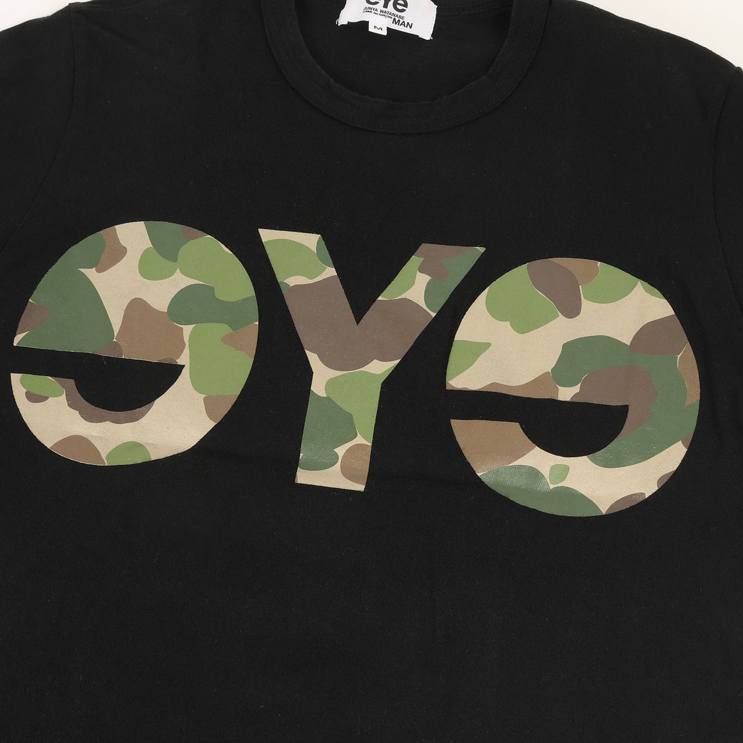 カモフラージュロゴ クルーネック Tシャツ (WP-T910)