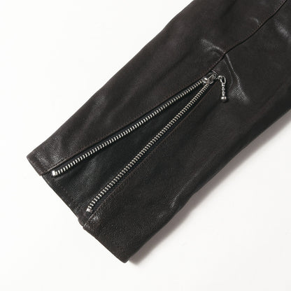 ジップアップ ゴートレザー ジャケット / GOLDEN DRAGON