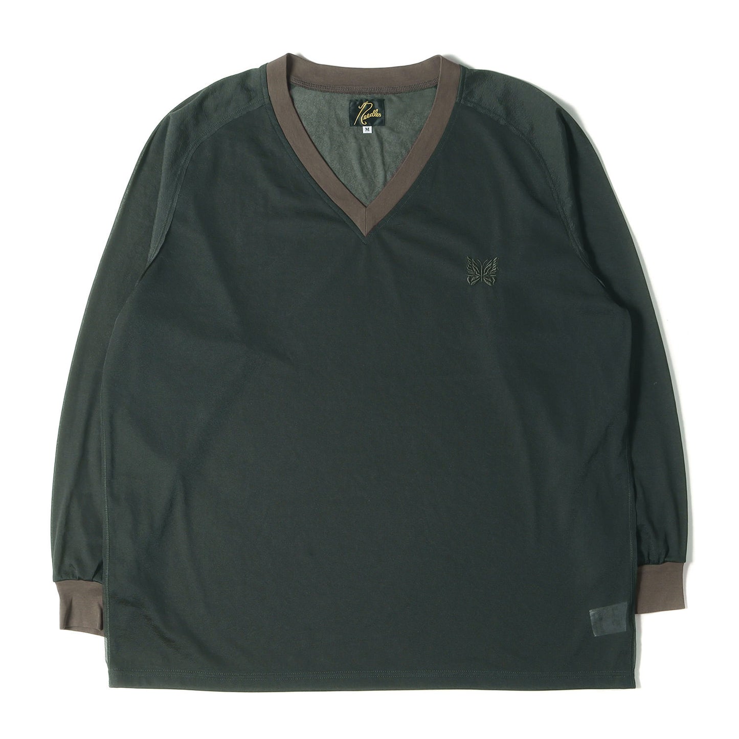 24SS シフォン ディープ Vネック ロングスリーブ Tシャツ (L/S V Neck Tee-Poly Tricot Chiffon OT256)
