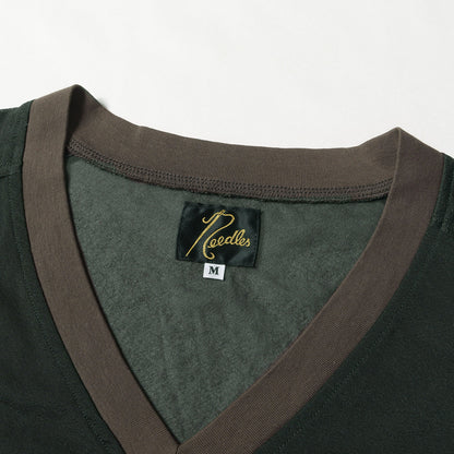 24SS シフォン ディープ Vネック ロングスリーブ Tシャツ (L/S V Neck Tee-Poly Tricot Chiffon OT256)
