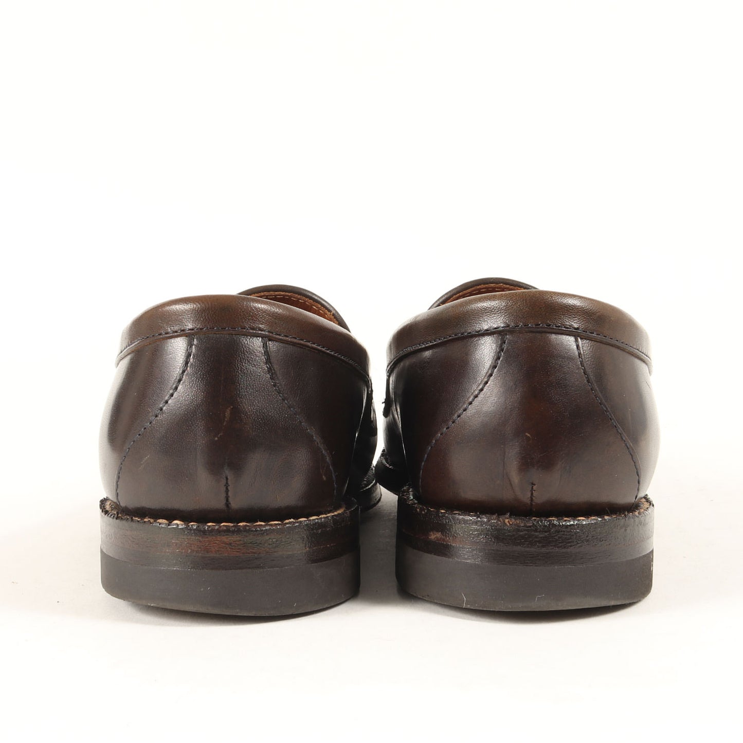 レザー コイン ローファー