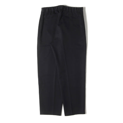 22SS ワンプリーツ テーパード トラウザー スラックス パンツ (ELASTICATED WAIST TROUSERS JSMU310801 MU202900)