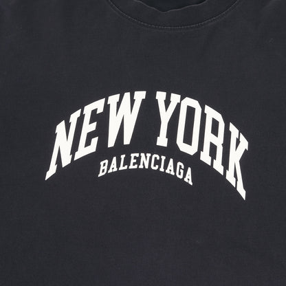 22SS NEW YORKロゴ オーバーサイズ Tシャツ (612966 TLVM2)
