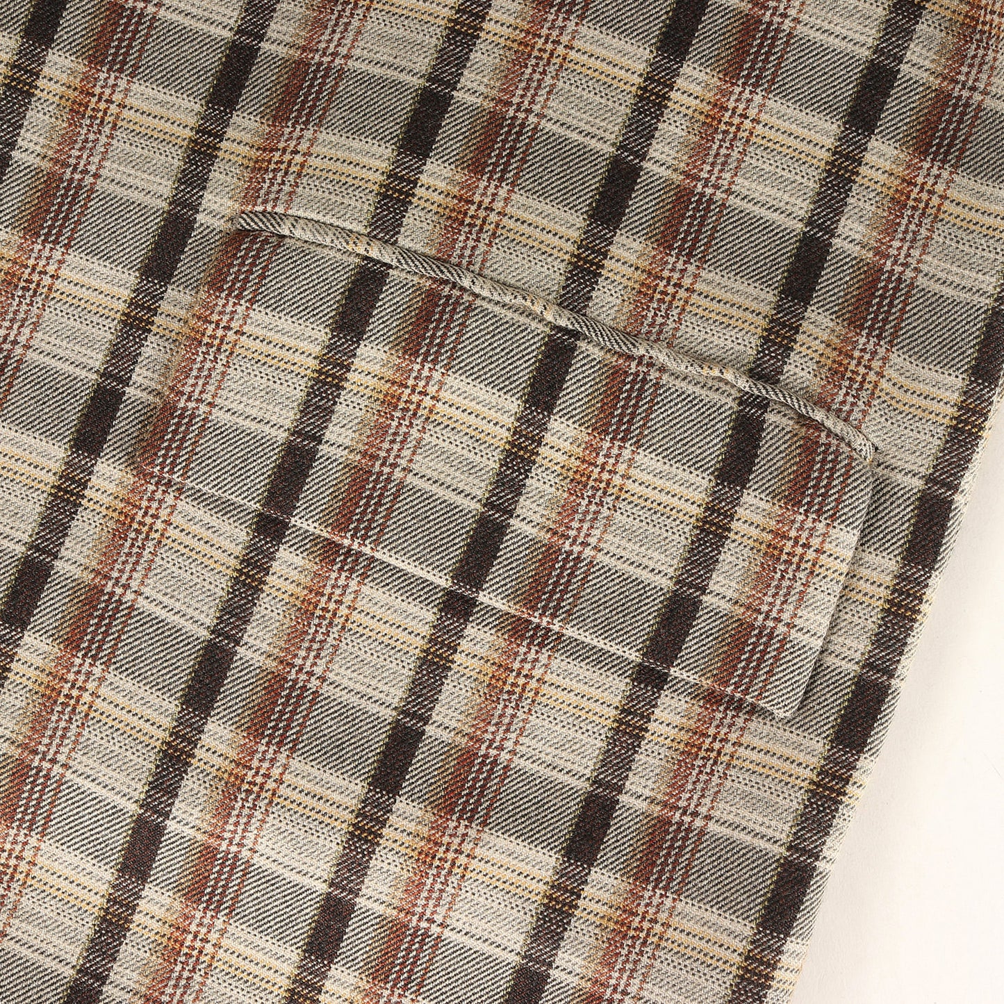 チェック ウール ステンカラーコート (DOUBLE FACE CHECK SOUTIEN COLLAR COAT A9AC01BN)
