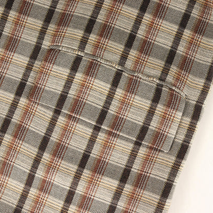 チェック ウール ステンカラーコート (DOUBLE FACE CHECK SOUTIEN COLLAR COAT A9AC01BN)