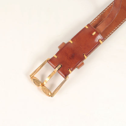 ナロー レザー ベルト