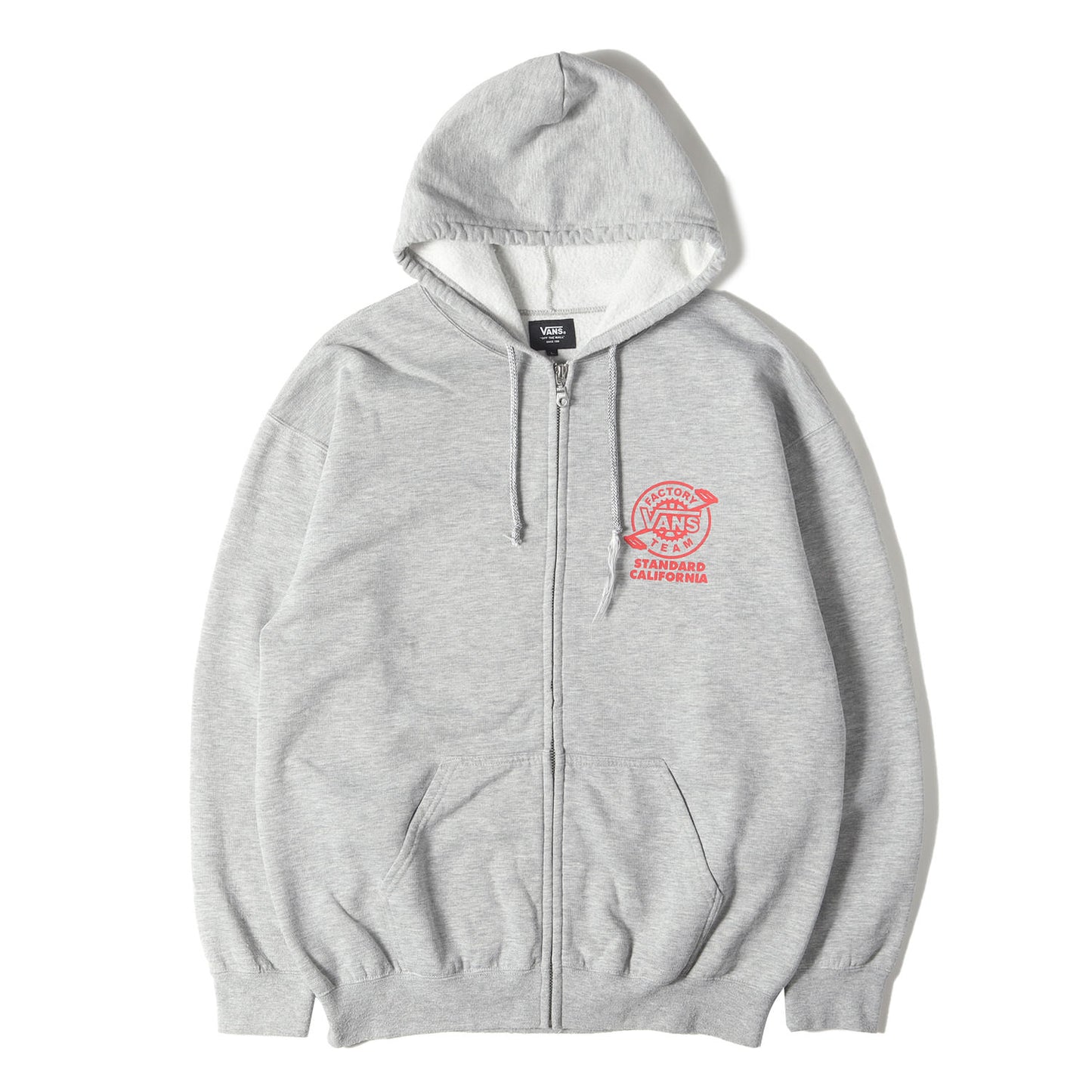 × VANS ワンポイント ロゴ スウェット ジップアップ パーカー (VANS × SD BMX Logo Zip Hood VA17FW-MC50SC) / 裏起毛