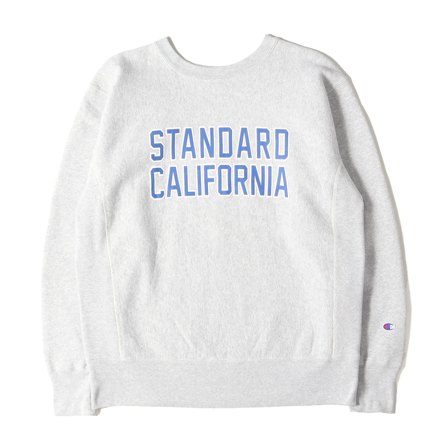 22AW × Champion カレッジロゴ プリント スウェット (SD REVERSE WEAVE CREW SWEAT)
