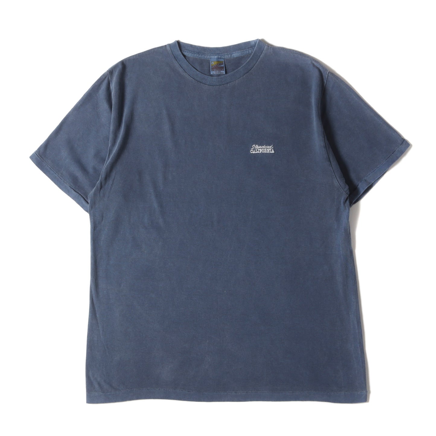 ピグメント ウォッシュ加工 ワンポイント ロゴ 刺繍 Tシャツ (SD NEW BOHEMIA SIGN LOGO T)