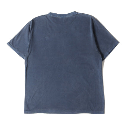 ピグメント ウォッシュ加工 ワンポイント ロゴ 刺繍 Tシャツ (SD NEW BOHEMIA SIGN LOGO T)